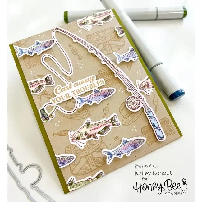 Colourful Fish Tree Flower Bun House Metal Cutting Dies Stamps Stencil Decoration For Scrapbooking Craft Diy Album Template