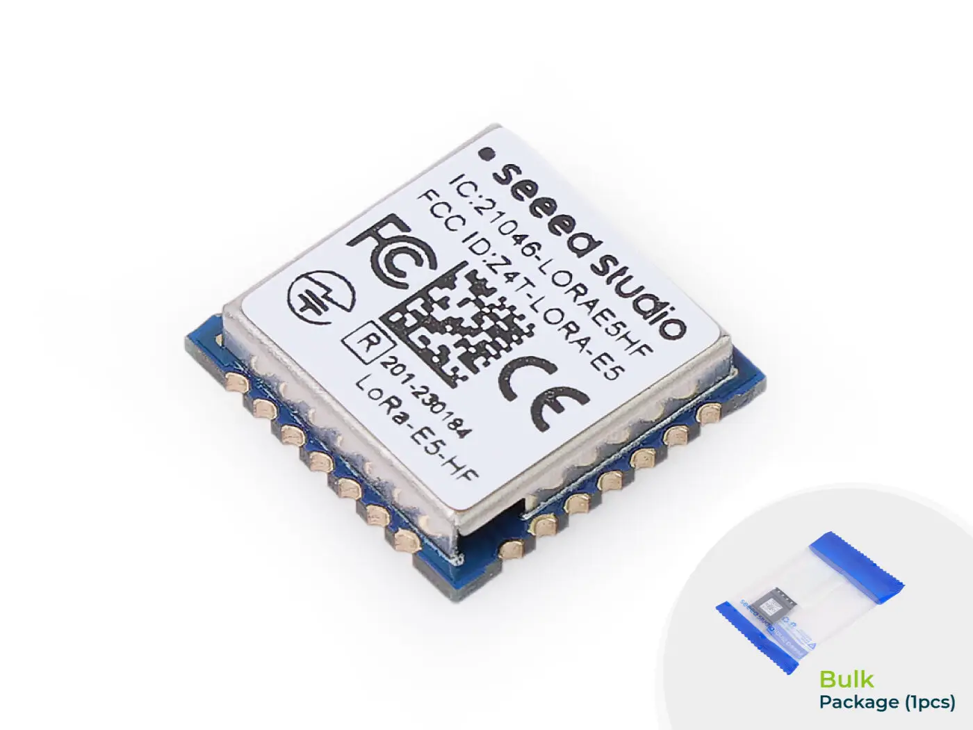 

Беспроводной модуль Wio-E5 (насыпью)-STM32WLE5JC, ARM Cortex-M4 и SX126x embedded, поддерживает LoRaWAN на EU868 и US915