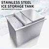 Single Door Coffee Shop Special Ice Storage 304 Stainless Steel Milk Tea Shop Water Bar KTV Bar Internet Cafe Ice Storage Tank 4