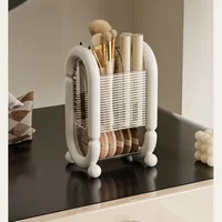 Makeup Brush Holder With Lid Lipstick Eyebrow Pencil Holder Eye Shadow Storage Box Multi-functional cosmetics storage bucket 2