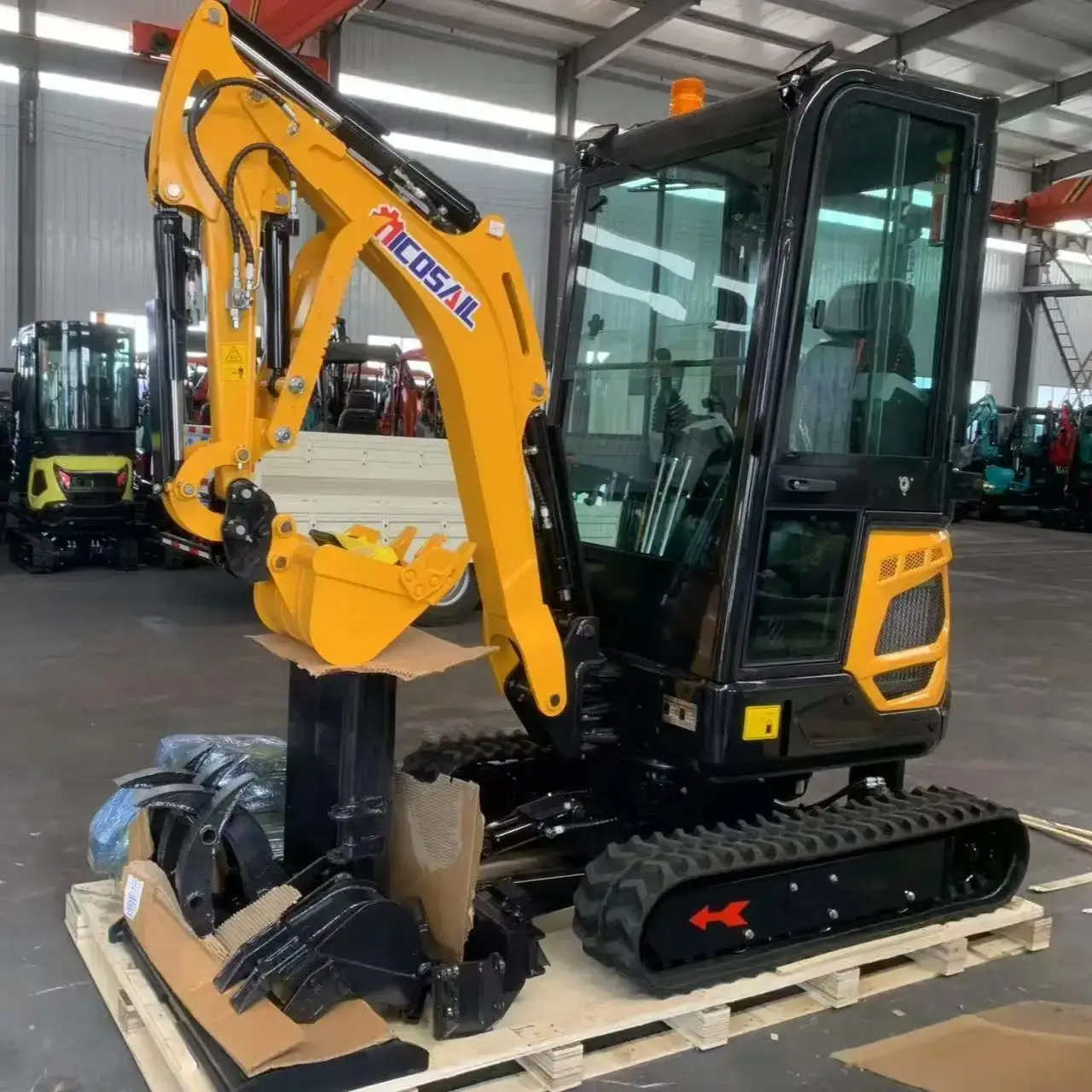 Hochwertiger kleiner 1,8-Tonnen-Bagger mit Kettenverfolgung, 50 % Rabatt auf eine Multifunktionsmaschine mit 2-Tonnen-Minibagger