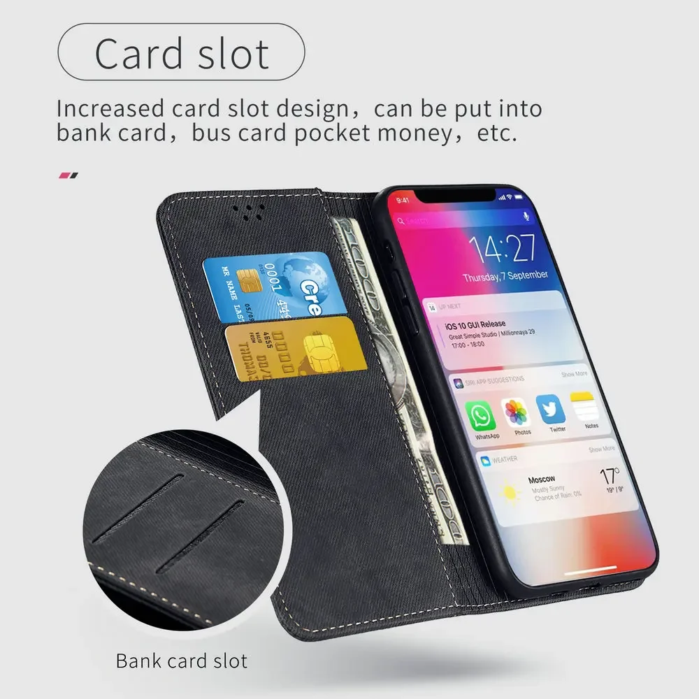 Luxury Leather 360° Protective Flip Case for Motorola Moto G Series