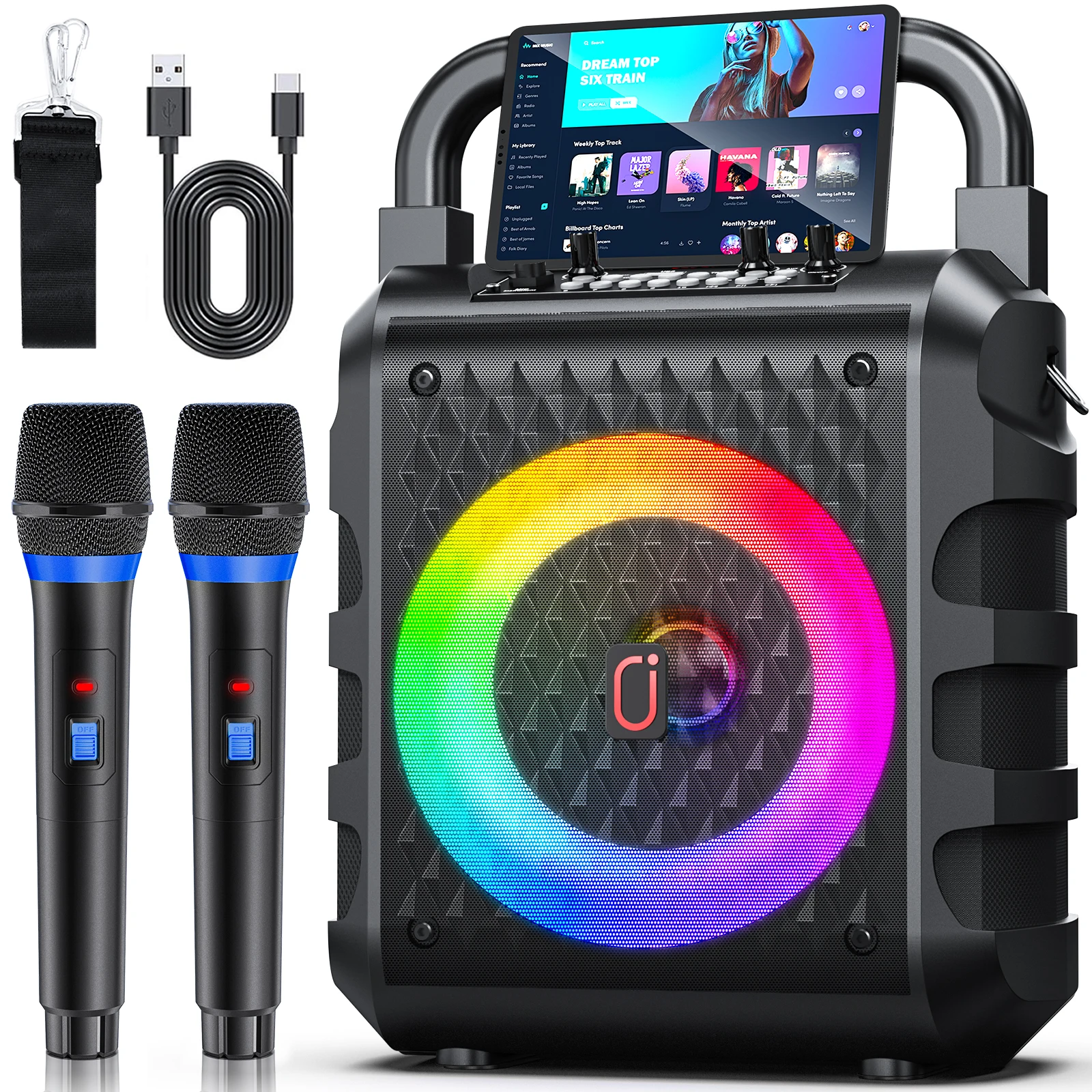 Wireless LED Karaoke Speaker 1