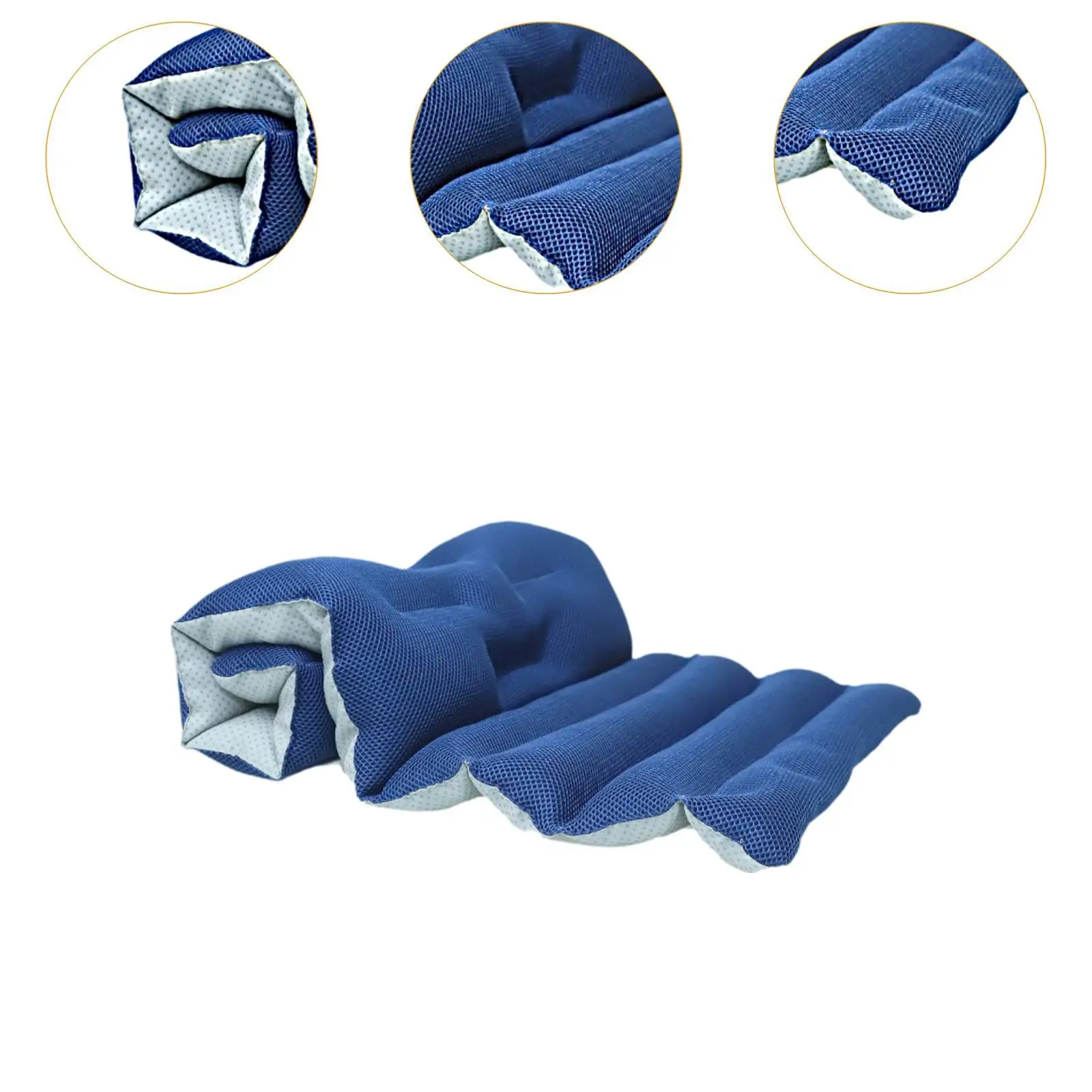 Wheelchair Lateral Support Improving Better Posture Multipurpose Non Slip Folding Pad Wheel Chair Cushion for Disabled Elderly
