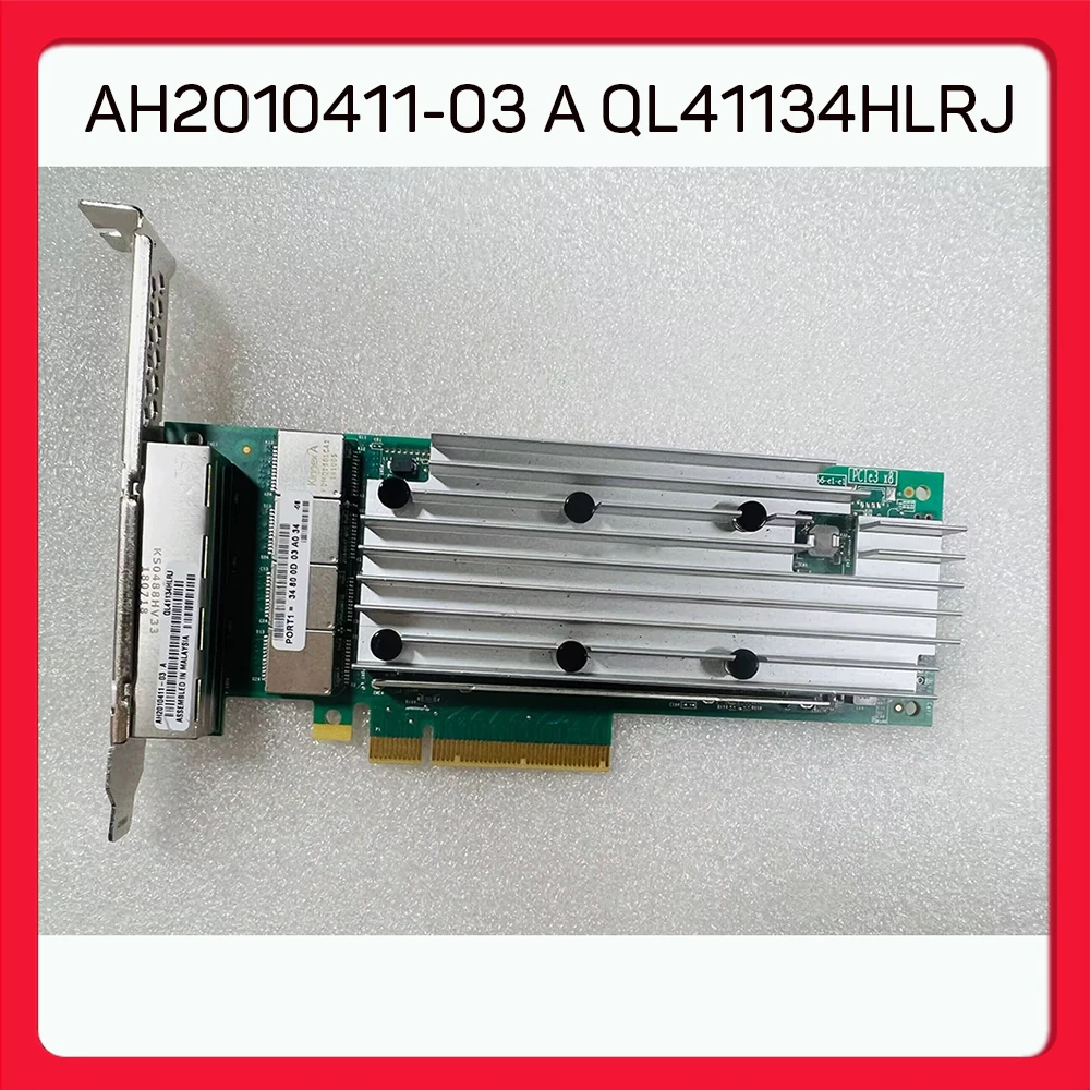 

For QLOGIC Four-Port 10 Gigabit Network Card AH2010411-03 A QL41134HLRJ