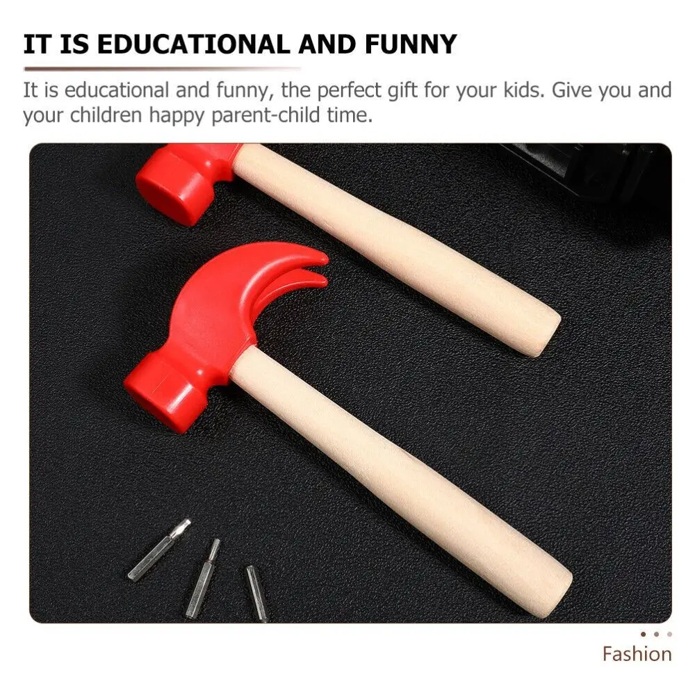 For Kids Wooden Knocking Toys Children Hammer Claw Hammer Toy Simulation Maintenance Tools