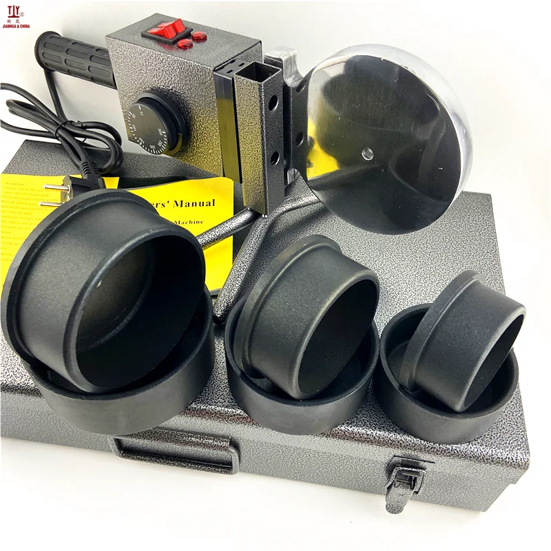 Free Shipping Plumber Tools 1500W 75/90/110MM Temperature Control Plastic PVC Pipe Welding Machine PPR Welder To Weld Plastic 4