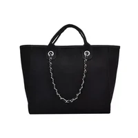 Fashion Make Up Designer Big Women's 2025 New Korean Fashion Casual Large Capacity Shoulder Crossbody Chain Tote Bag - Image 6