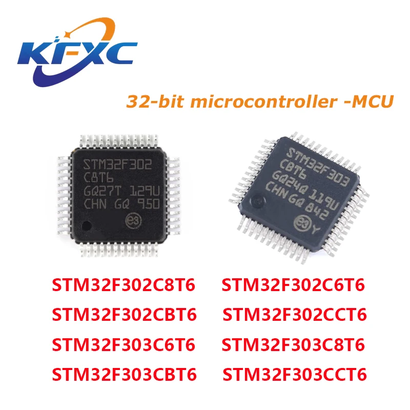 

STM32F302C8T6 STM32F302C6T6 STM32F302CBT6 STM32F302CCT6 STM32F303C6T6 STM32F303C8T6 STM32F303CBT6 STM32F303CCT6 STM IC MCU Chip