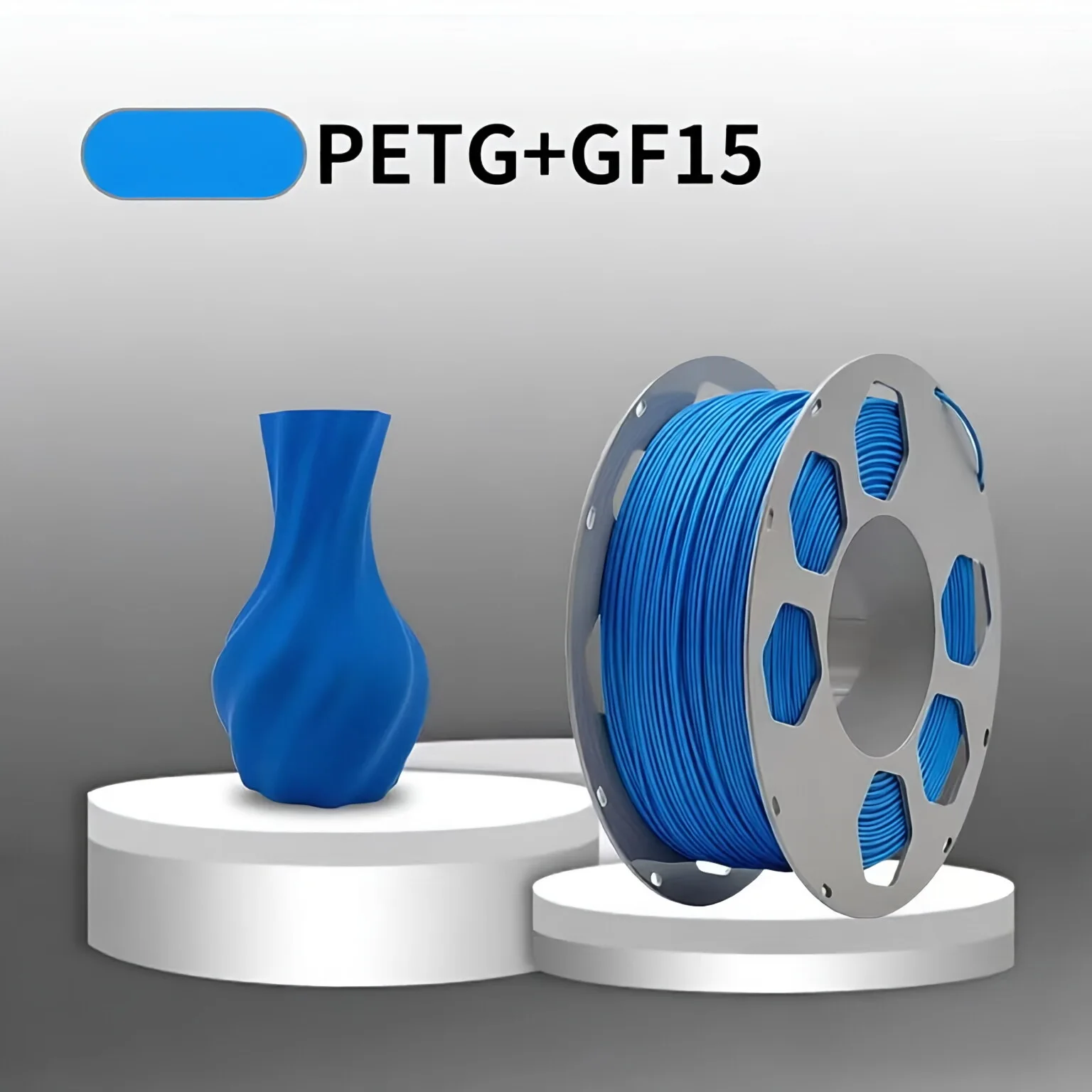 고속 PETG GF 필라멘트 1.75mm (밤부랩 프린터용), 유리섬유 강화 3D 프린팅 재료, 강력하고 내구성 있음