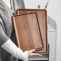 Black Walnut Wood Cutting Board Creative Whole Tray Fruit Chopping Cutting Board Wood Chopping Blocks For Kitchen 1