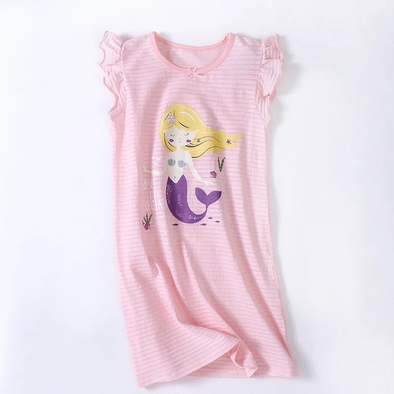 Comfortable Cotton Girls' Nightdress Home Wear Children's Pajamas, Many Styles To Choose From