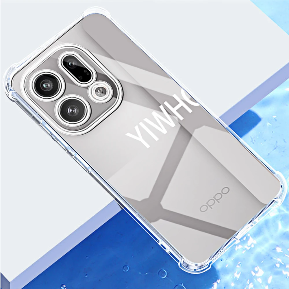 Shockproof Transparent TPU Phone Case - Clear Protective Cover