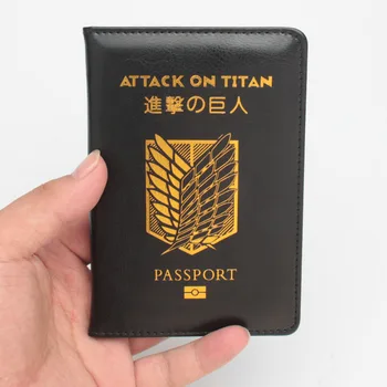 Porta Passaporto Anime, Portafoglio da Viaggio, Copertine per Passaporto in Stile Europeo e Americano, Accessori da Viaggio in Pelle
