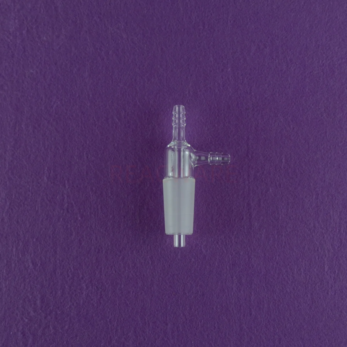 Lab Glass Gas Inlet Adapter with Hose Connection 24/40