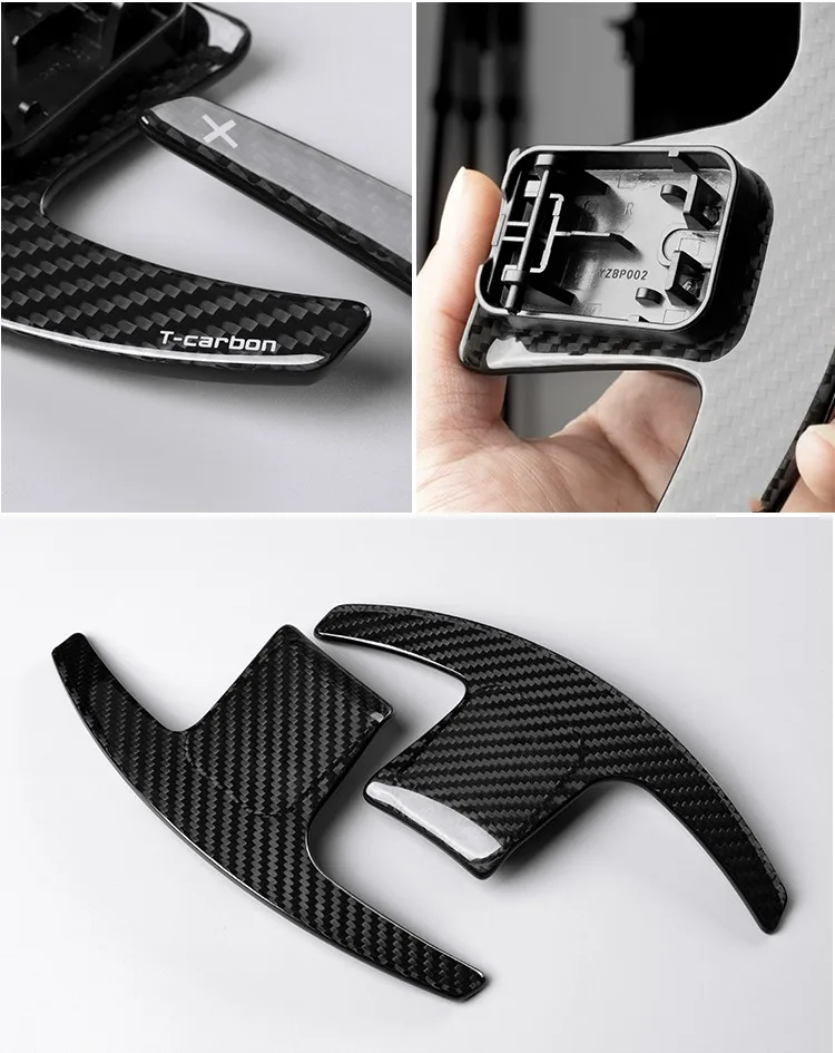 Steering Wheel Paddle Shifter Replacement Paddle Shift For BMW T-carbon Carbon Fiber Shift Paddles