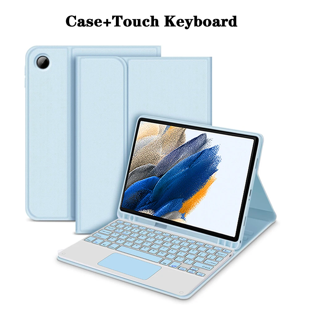Premium Keyboard Case with Pencil Holder and Bluetooth Keyboard