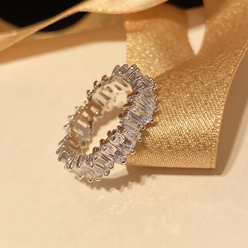 Cubic Zirconia Wedding Ring for Women Fashion Creative Design