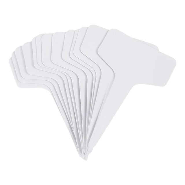 100Db Műanyag Kerti Növényi Címkék Vízálló Virágmagfajták Válogatás Otthoni Kültéri Óvodai Jelzőtáblához - Image 3