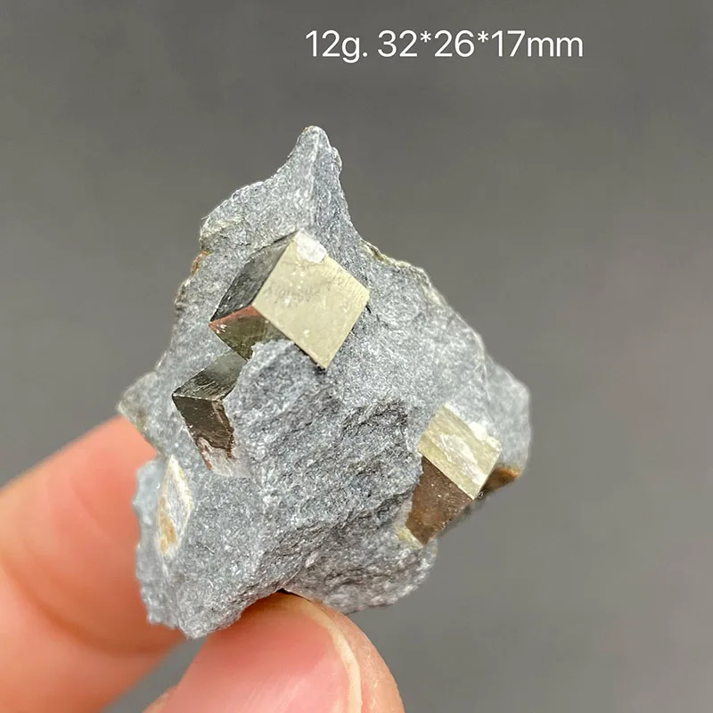 100% Rare Natural Pyrite Mineral Specimens Stones and Crystals Healing Crystal from Spain