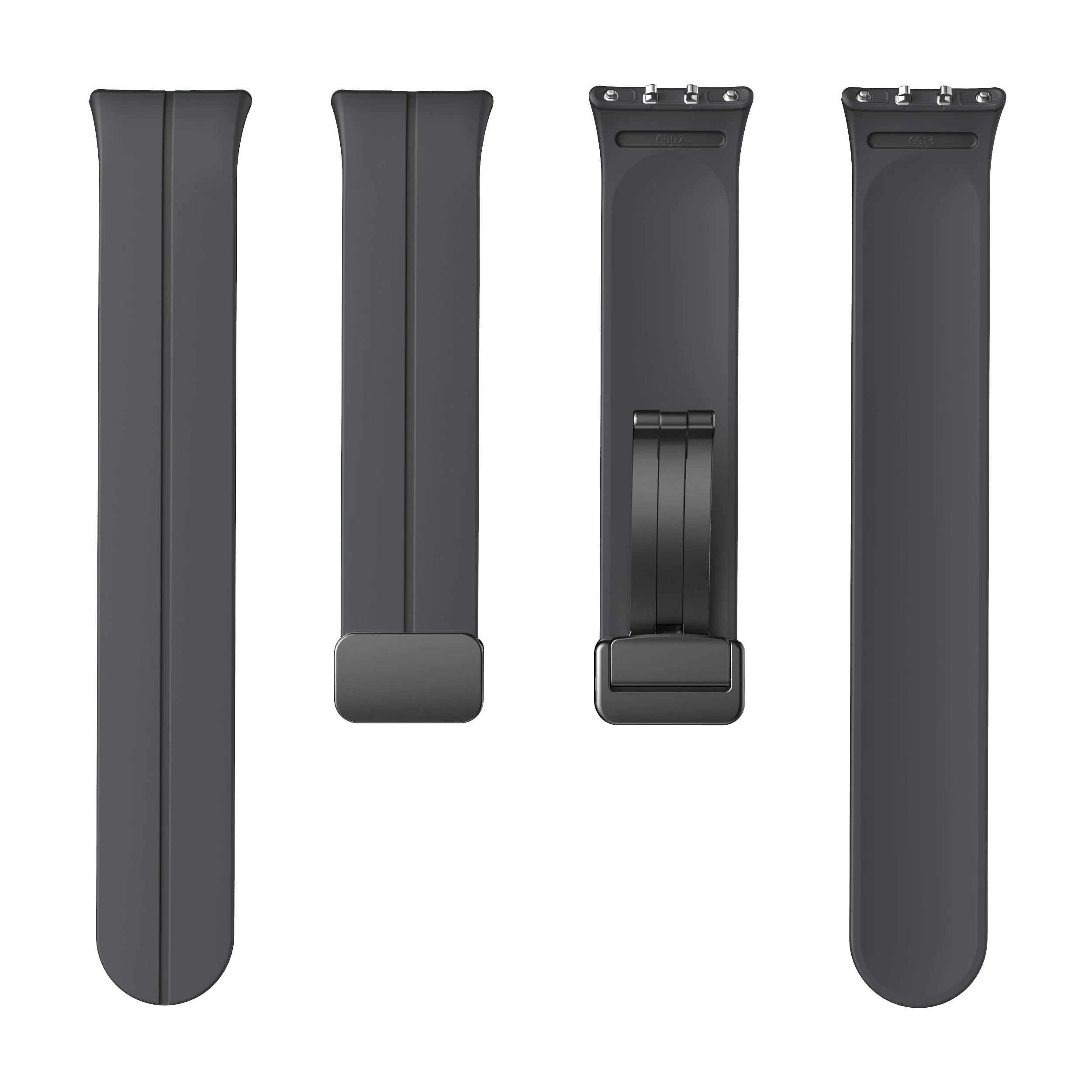 Premium Sports Silicone Magnetic Bracelet Strap - Replacement Wristband Accessory