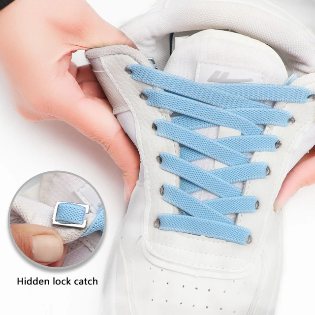 Without Tying Shoe Laces for Sneakers No Tie Elastic Shoelaces Colorful  Capsule Lock Stretch Sports Shoelace Rubber Shoestrings - AliExpress