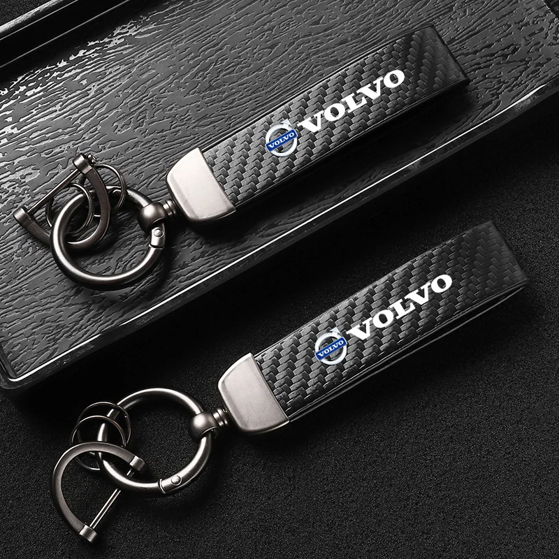 For Volvo S60 S90 V90 XC40 XC60 XC90Zinc Alloy Car Key Fob Case Cover Holder