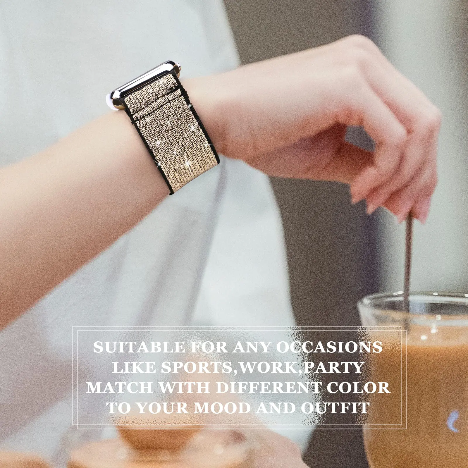 Adjustable Elastic Nylon Solo Loop Bracelet