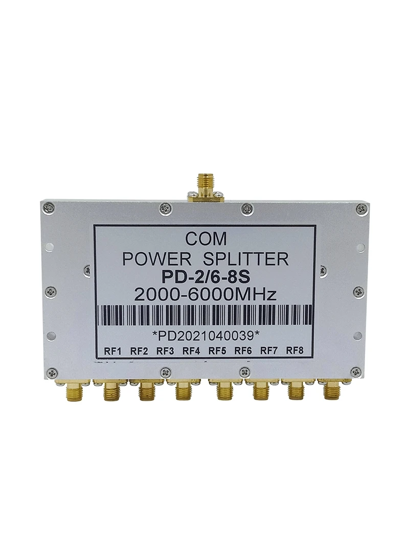 

Power Divider One to Eight 2.4 5.8G Wifi Full Frequency Combiner 2-6G Broadband SMA Microstrip Power Divider