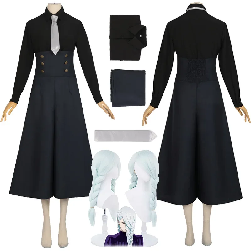 

Anime Mei Mei Cosplay Season 2 Jujutsu Kaisen Cosplay Costume Shirt Culottes Wig Full Set Halloween Carnival Party Women Costume