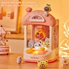 Toy Claw Game Machine Electric Mini Claw Capsule Machine Catch Doll Game Coin Operated with Light Music Kids Toy Birthday Gift 2