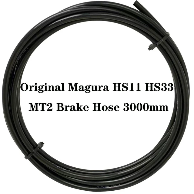 Caliper Rebuild Kit Tubo Freno Idraulico Magura Originale Per Freni HS11, HS22, HS33, Julie, MT2, Venduto Al Metro, Colore Nero Gomme Moto Pirelli