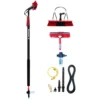 36 FT Water Fed Pole System Window Cleaning Brush Solar Panel Washing Tool with 10.8 Meters Telescopic High Reach Handle 1