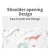 HappyFlute 0-2Y Fresh Pattern Soft Bamboo Cotton Fabric Baby Girl&Boy Short-sleeve Jumpsuit Baby Romper Summer Newborn Clothes 4