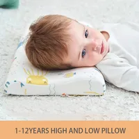 Memory Cotton Pure Cotton Neck Care for Primary School Children Infant Children Kindergarten Nap Children Pillow 1