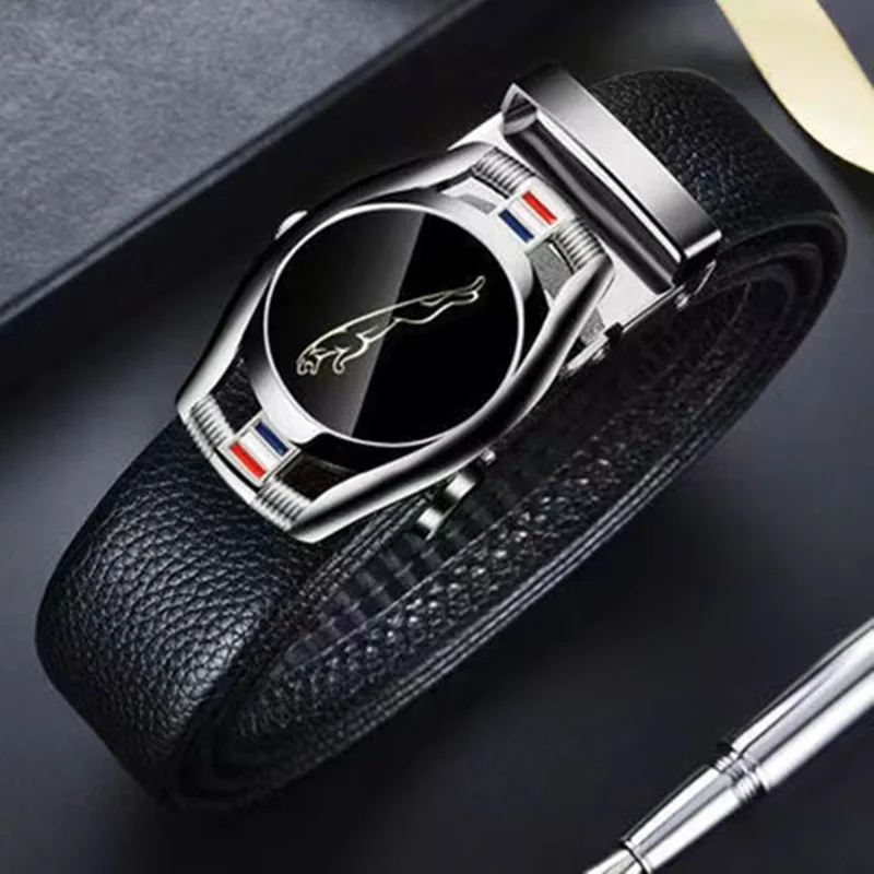 Belts Men Sports Car Luxury Brand Designer Fashion Automatic Buckle Genuine Leather Men's Jeans High Quality Waist Male Strap leather belt Belts