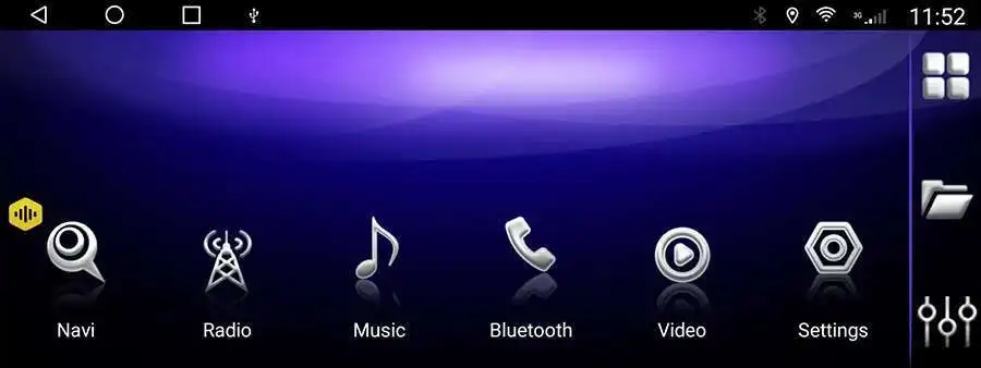1920*720 Screen Android 14 Autoradio CarPlay Car Multimedia Video Player 12.3inc