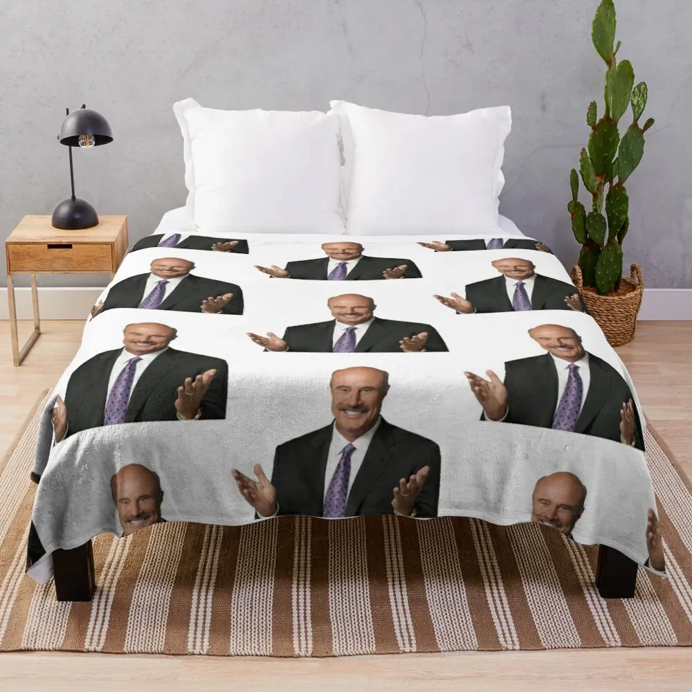 

Dr. Phil Throw Blanket Nap Cute Luxury Single Blankets