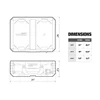 TOUGHBUILT TB-B1-B-30 StackTech Tool Box Multi-functional Maintenance Parts Box Stackable Toolbox Toughbuilt Tool Accessories 6