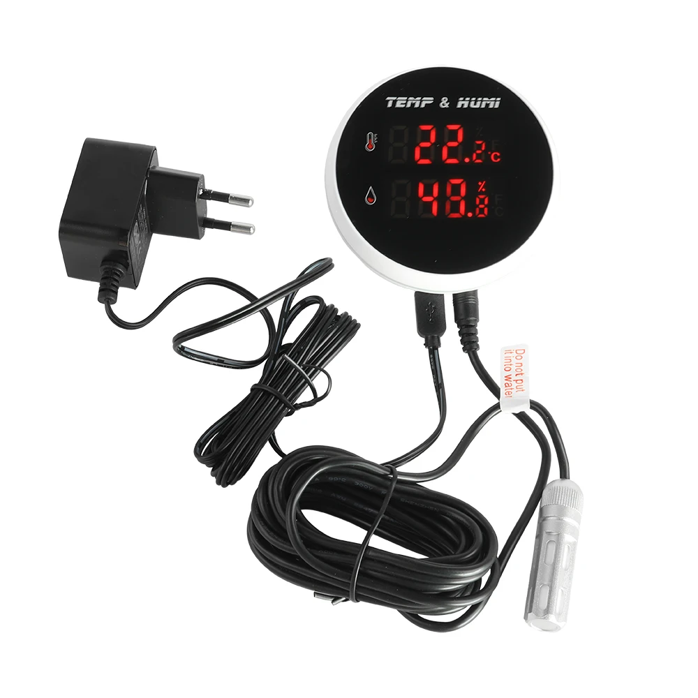 HpLive Voor Tuya ZigBee thermometer hygrometer binnen en buiten, temperatuur- en vochtigheidssensor
