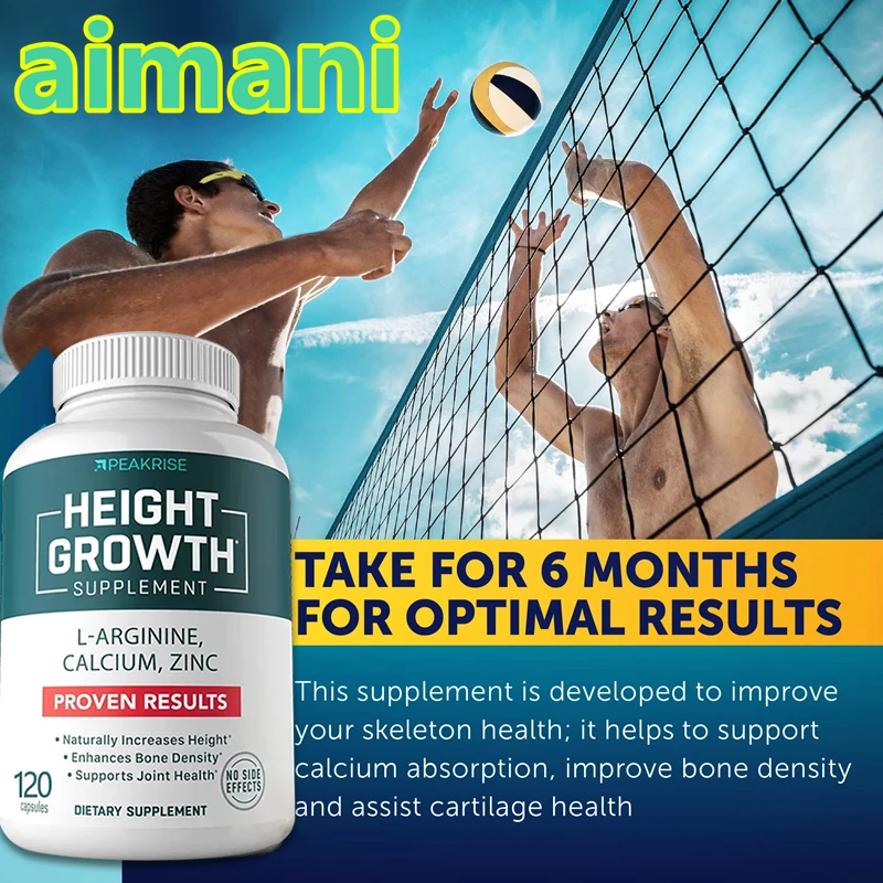 Essential Calcium Vitamin D3 Zinc Height Growth Supplement