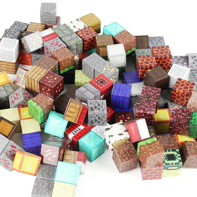 Magnetic Building Blocks Magnet Cube Construction Toys Mine Magnet World Set For Kids 10-300pcs magnetic building blocks,magnetic assembly toy