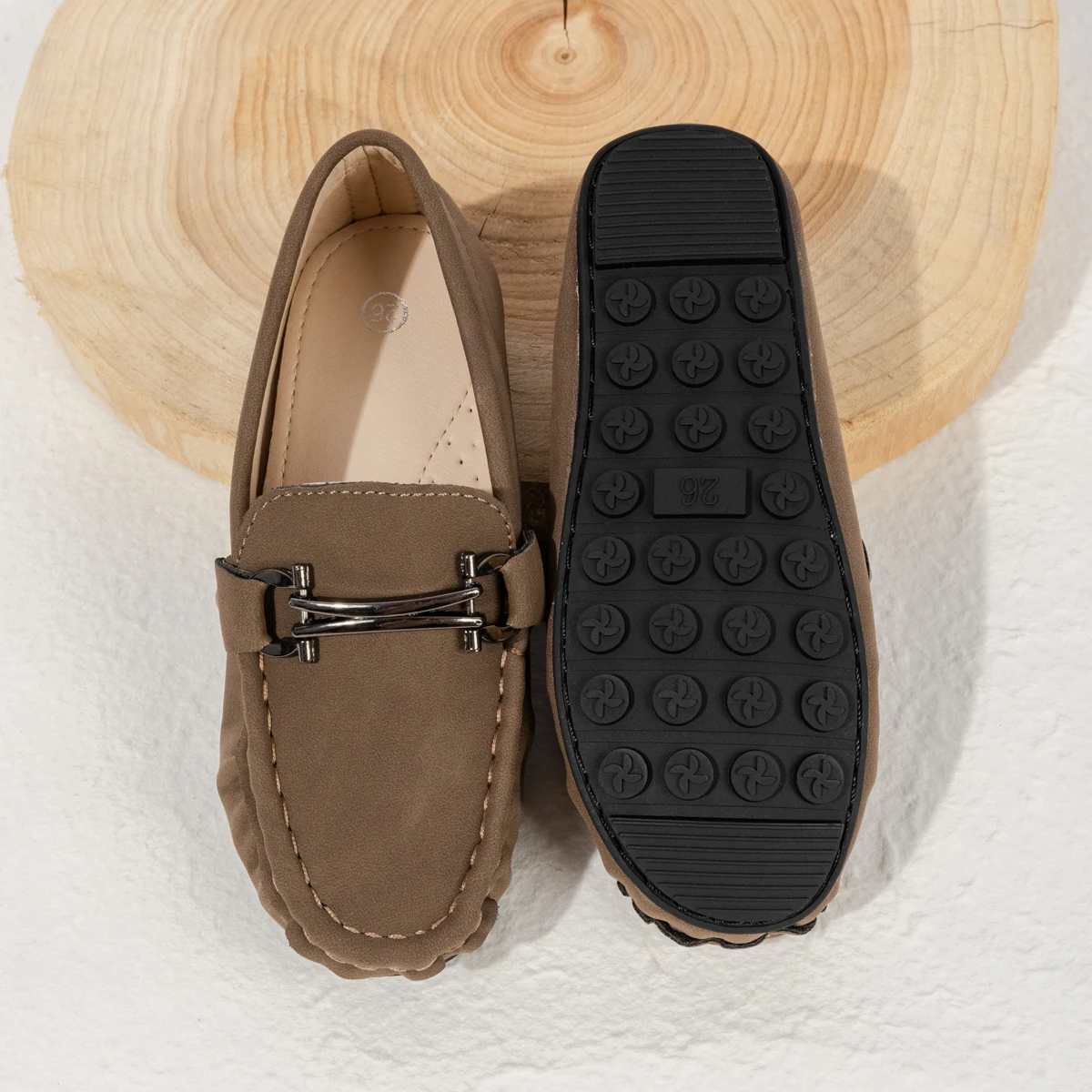 Boys Loafers British Style Kids Dress Shoes Slip On Moccasins Children Flat School Shoes for Wedding Party Formal Performance - 5