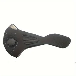 Breathable Woven Fabric Face Mask with Detachable Filter (Black)