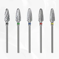 Bullet Carbide Nail Drill Bits Professional Rotary Flame Bits Remove Gel Carbide Manicure Tool Nail Accessories Hot Sale 1