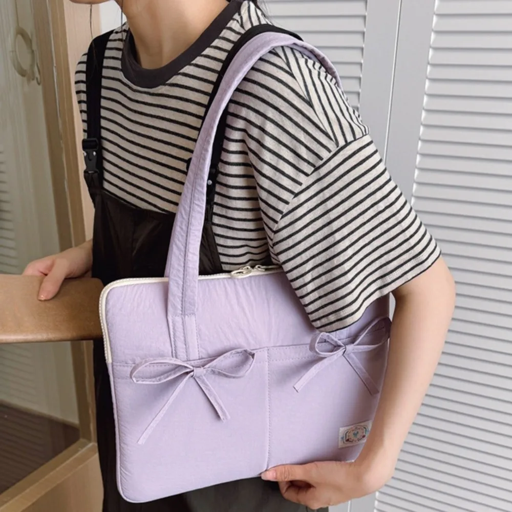 Bowknot Portable Laptop Sleeve - Lightweight Soft Protective Cover
