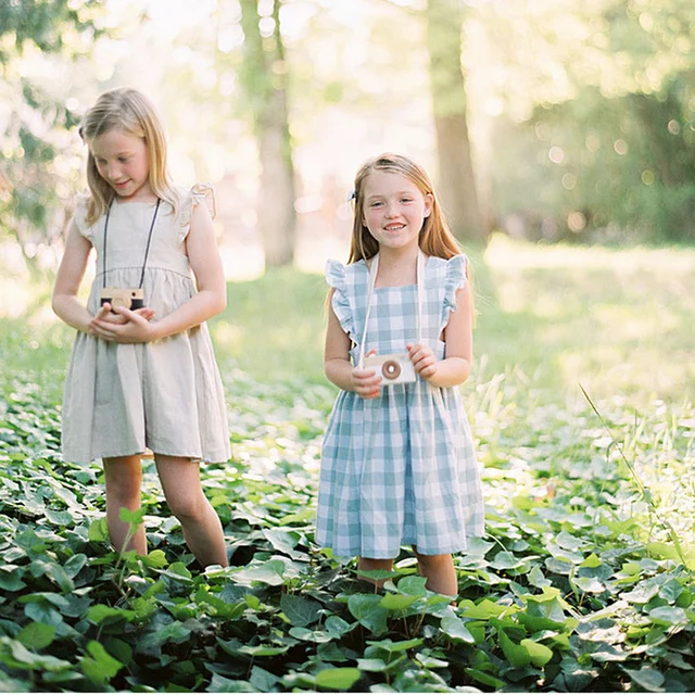 Cute Hanging Wooden Camera Toys Kids Toy Gift Room Decor Furnishing Articles Wooden Toys for Kid Birthday Gift 2