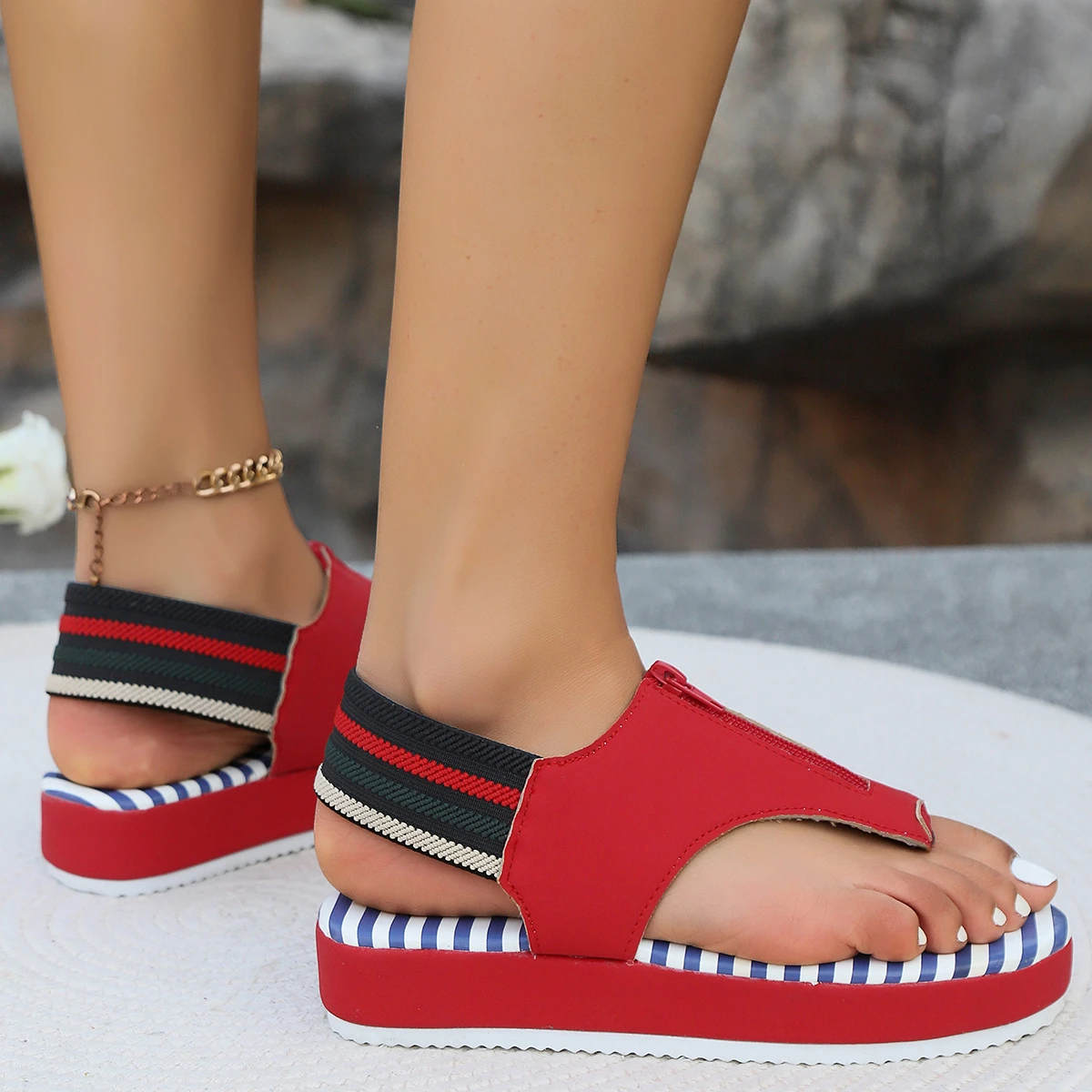 Platform Sandals | Flip-Toe Sandals