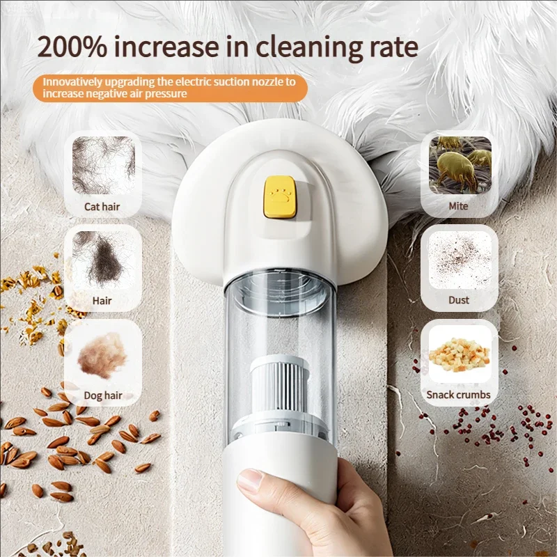 Advanced Multifunctional Pet Vacuum Cleaner with Cyclonic Technology for Long-Lasting Suction And Efficient Hair Removal