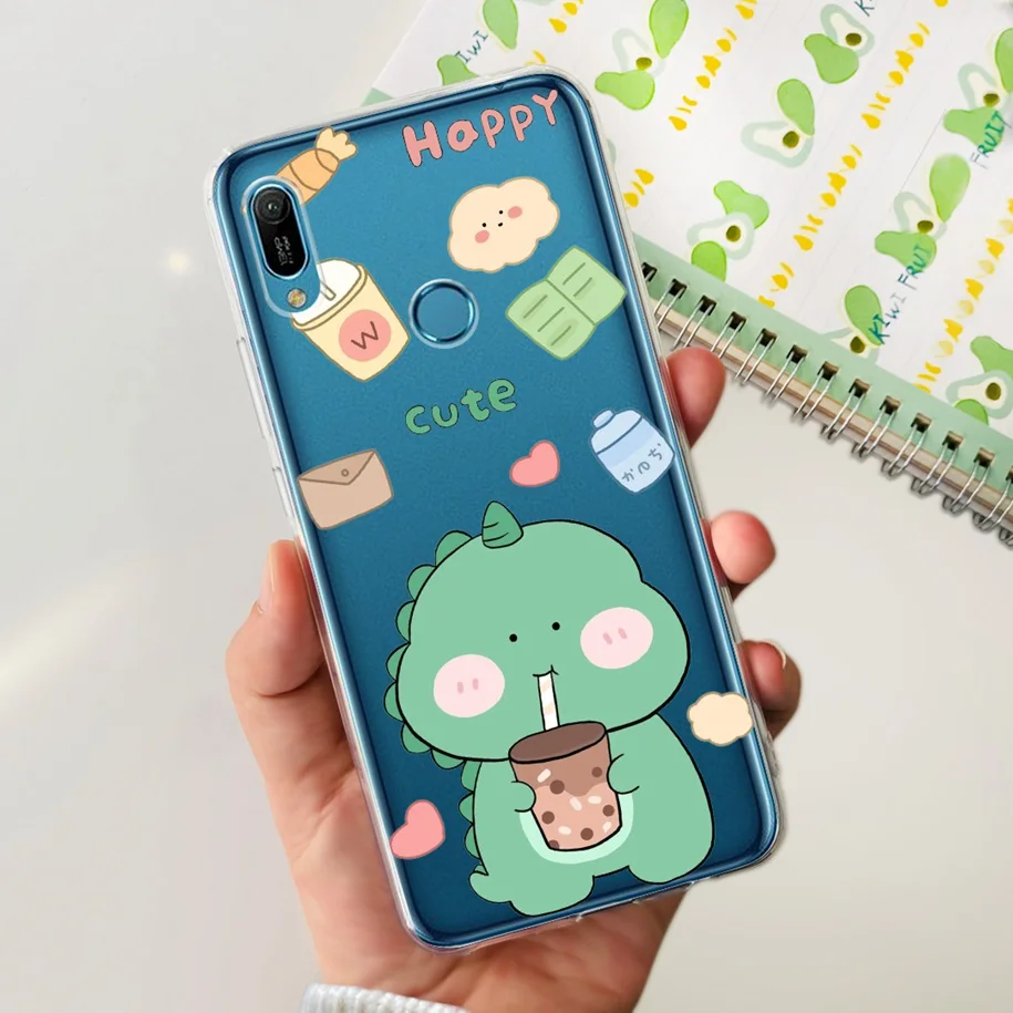 Coque Portefeuille En Cuir Noir Pour Huawei Y6 Prime 2019 - Étui Livre Avec Rabat Magnétique